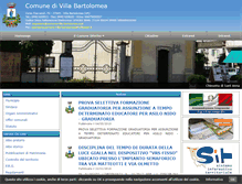 Tablet Screenshot of comune.villa-bartolomea.vr.it